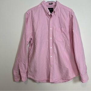 American Eagle Outfitters Pink Button-Down Shirt Size Large